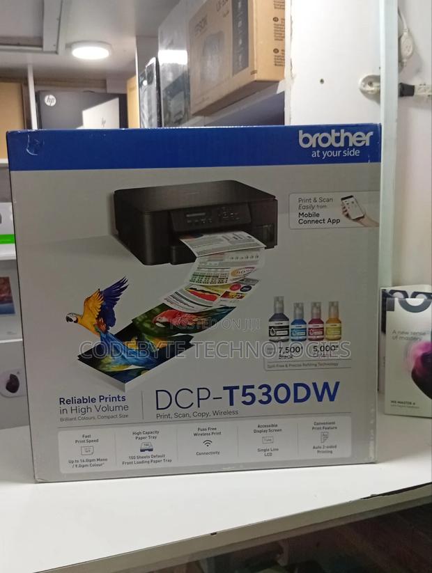 Brother DCP-T530dw 3-in-1 Ink Tank Wireless Printer