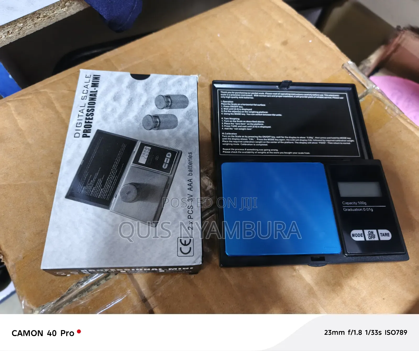 Digital Jewelry Scale/ Digital Pocket Scale 500g