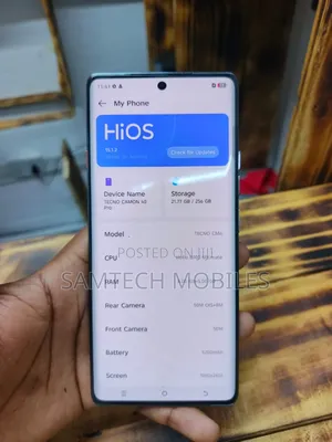 Tecno Camon 40 Pro 256 GB Gray
