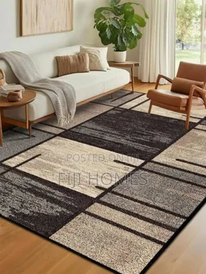 3d Carpet - 7 by 10 - Brown Patterned