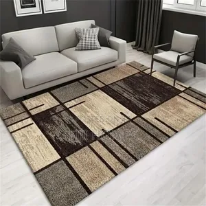 3d Carpet - 7 by 10 - Brown Patterned