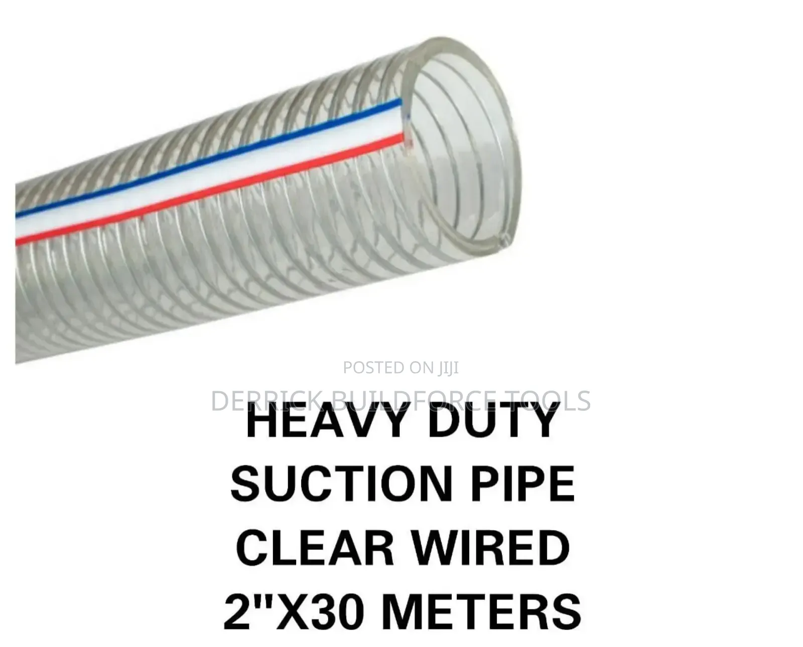 2"X30m Clear Wired Suction Pipe
