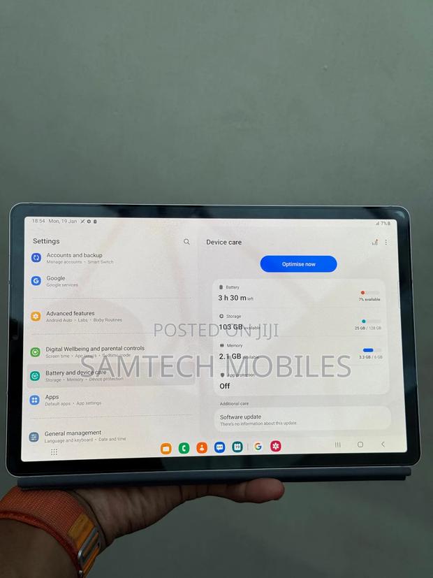 Samsung Galaxy Tab S6 128 GB Gray - thumbnail 4