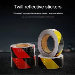 25m Red_ Black Or Black _yellow Reflective Tape