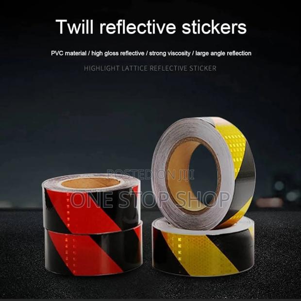 25m Red_ Black Or Black _yellow Reflective Tape - main view