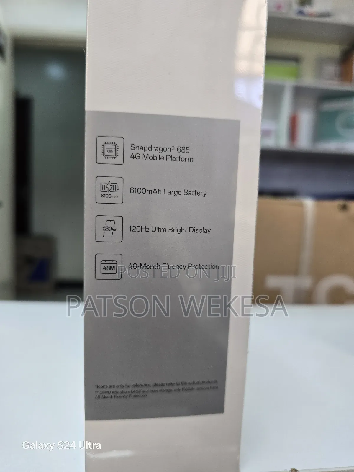 New Oppo A6x 128 GB Purple