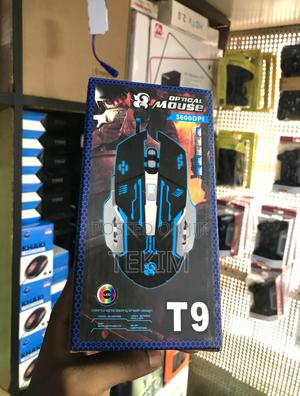 T9 RGB Gaming Mouse - 3600 Dpi, 7 Buttons, Colorful Breathing Lights