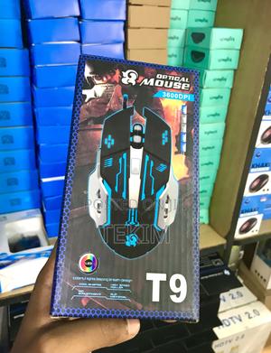 T9 Wired Gaming Mouse 3600dpi - Colorful Led Backlighting