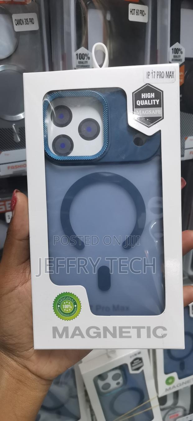 Bikee iPhone 17 Pro Max Matte Magnetic Compatible Transparent Cover