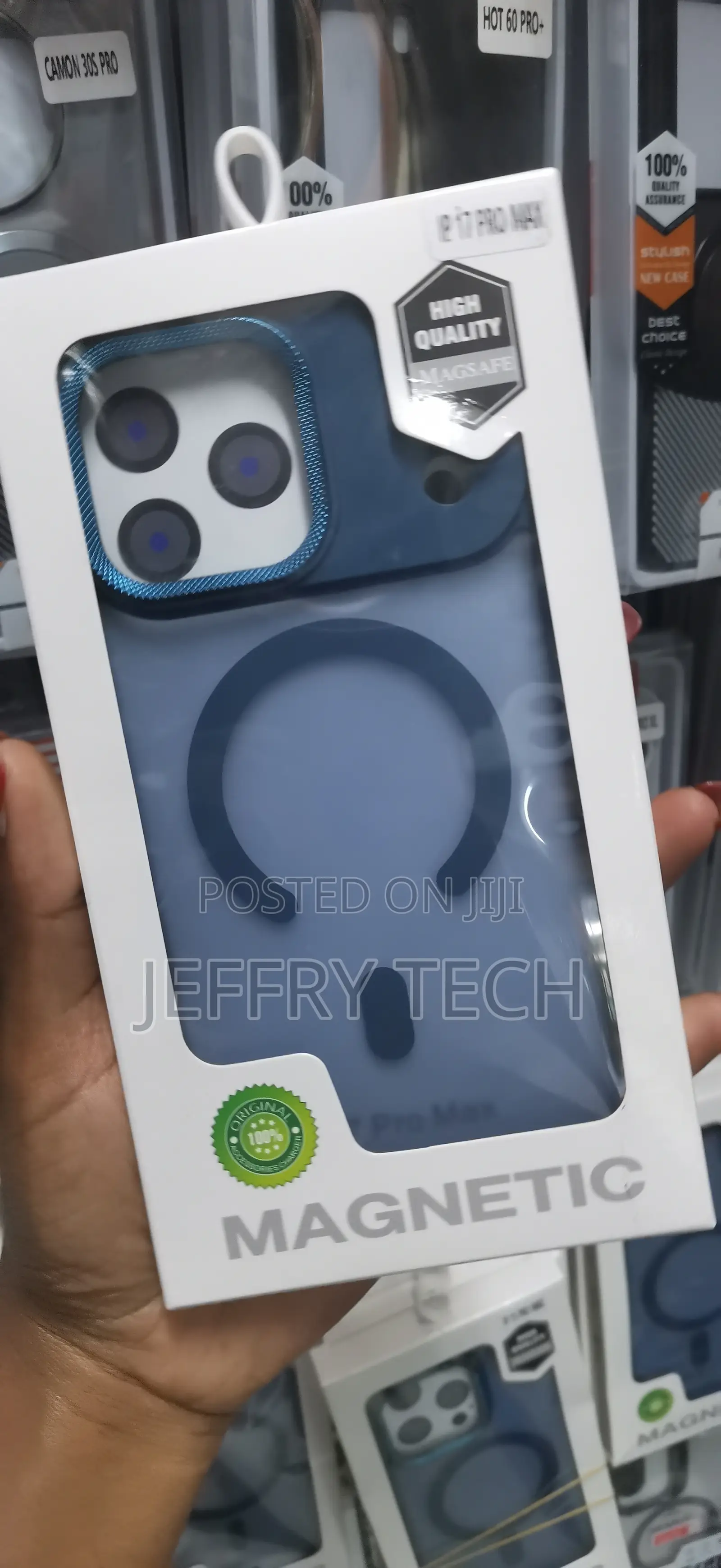 Bikee iPhone 17 Pro Max Matte Magnetic Compatible Transparent Cover