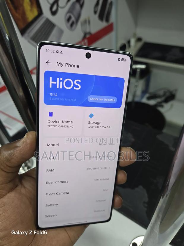 Tecno Camon 40 256 GB Gray - thumbnail 2