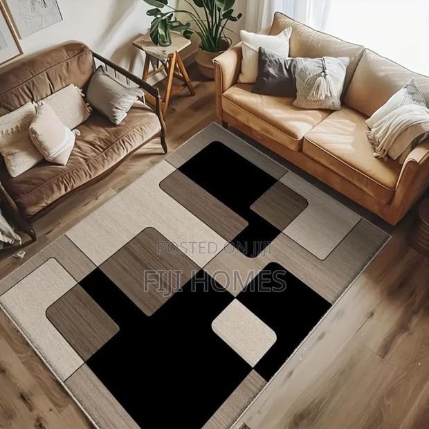 3d Carpet - Geometric Color Pattern - 7 by 10 Ft - thumbnail 2