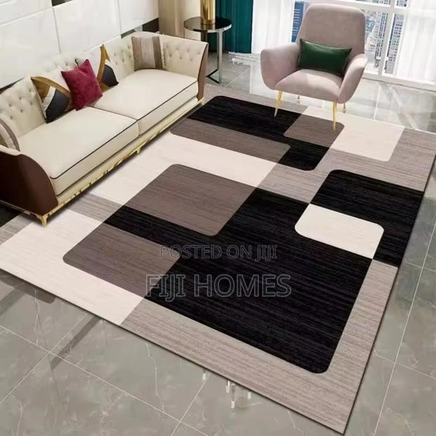3d Carpet - Geometric Color Pattern - 7 by 10 Ft - thumbnail 3