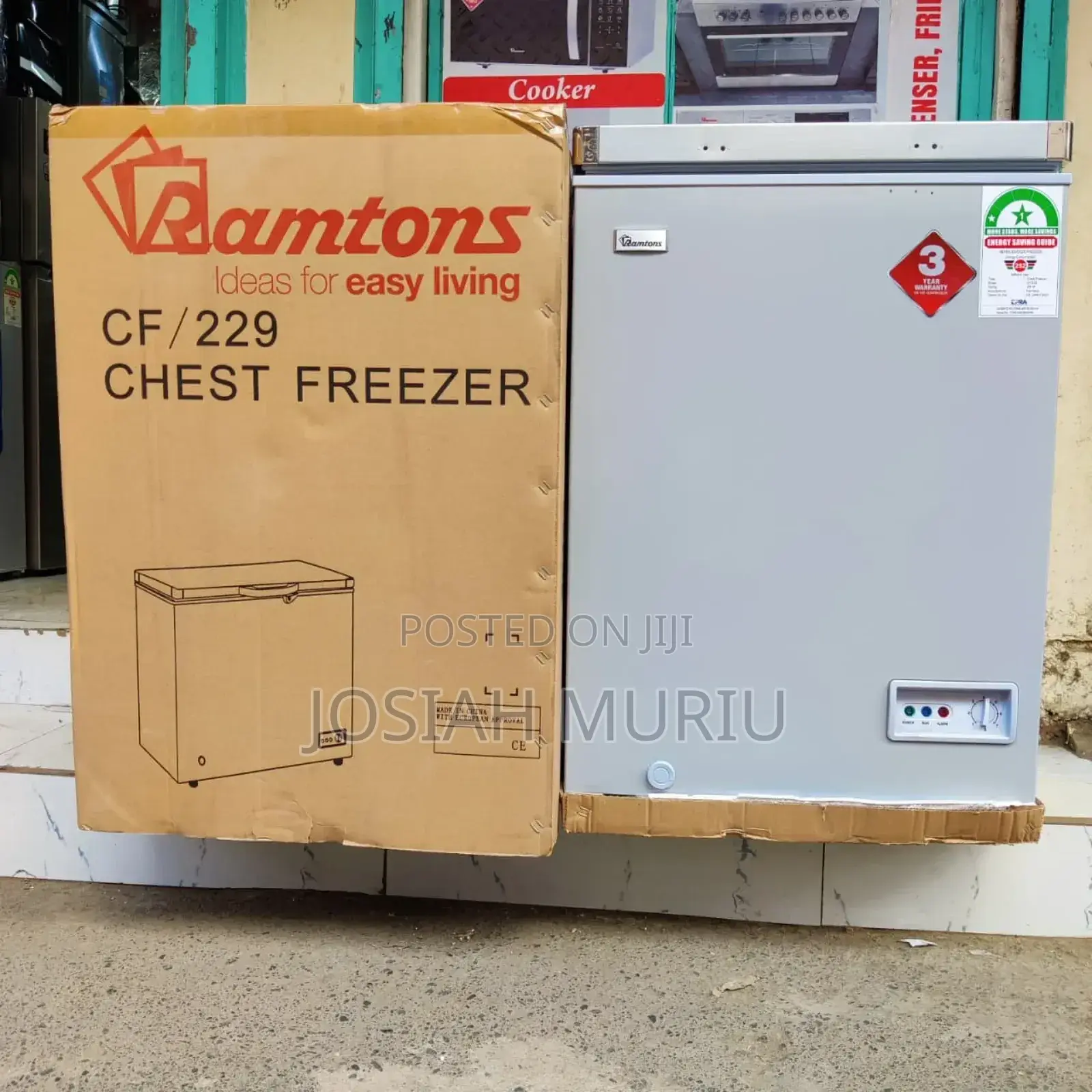 *Ramtons Chest Freezer 93l Cf229