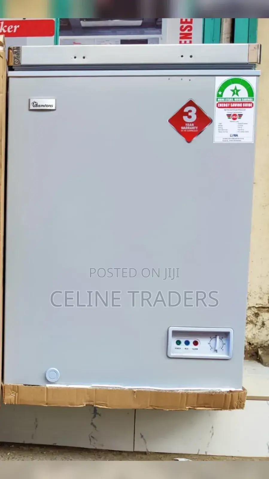 Ramtons Cf/229 93-Liter Chest Freezer.