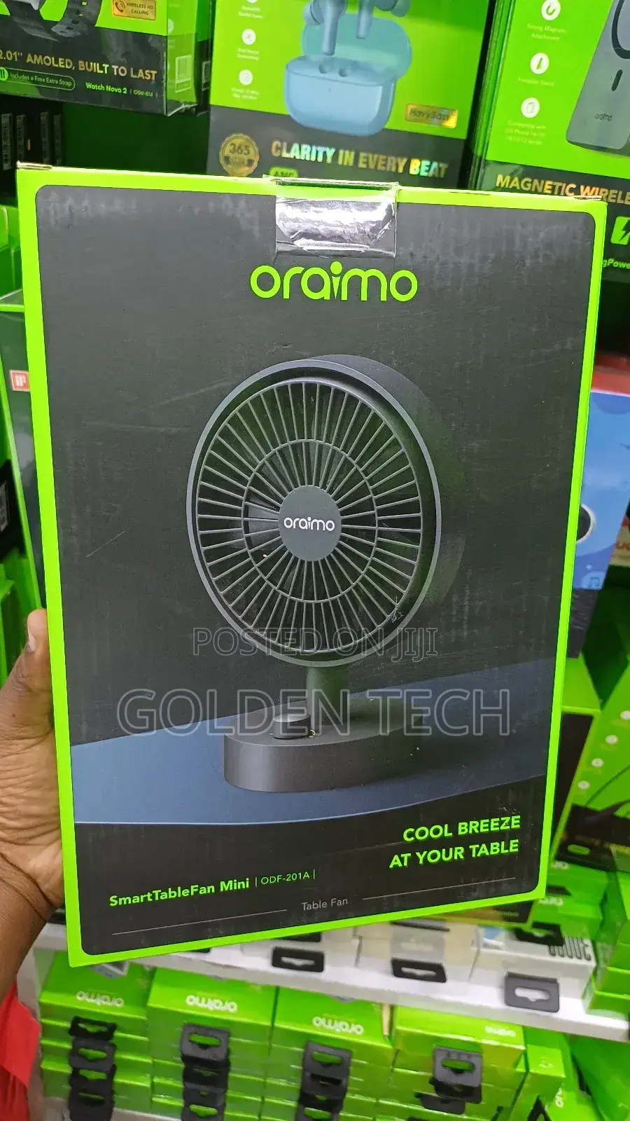 Oraimo Smarttablefan 5w Table Fan