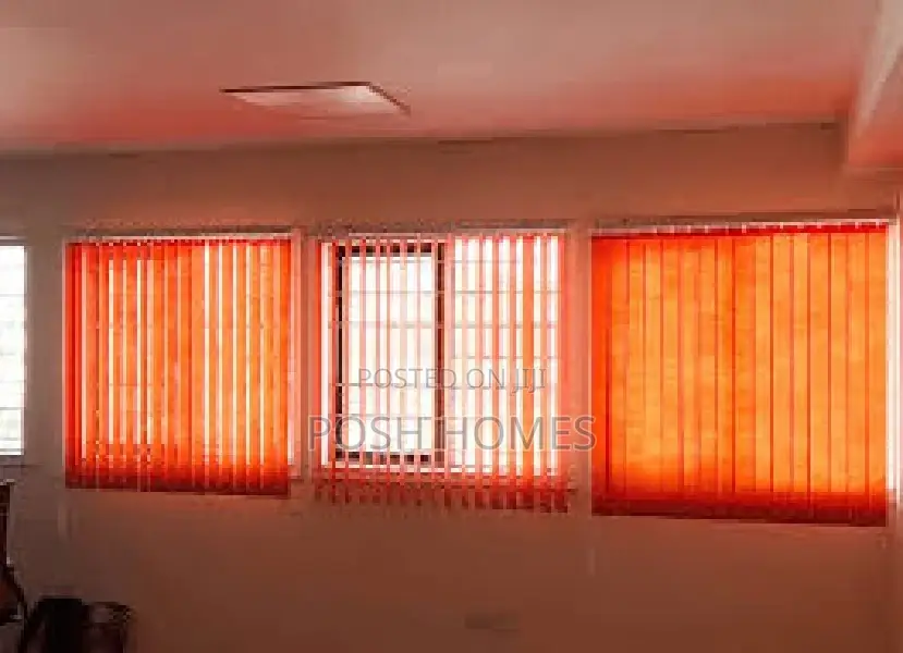 Ribbed Window Vertical Blinds