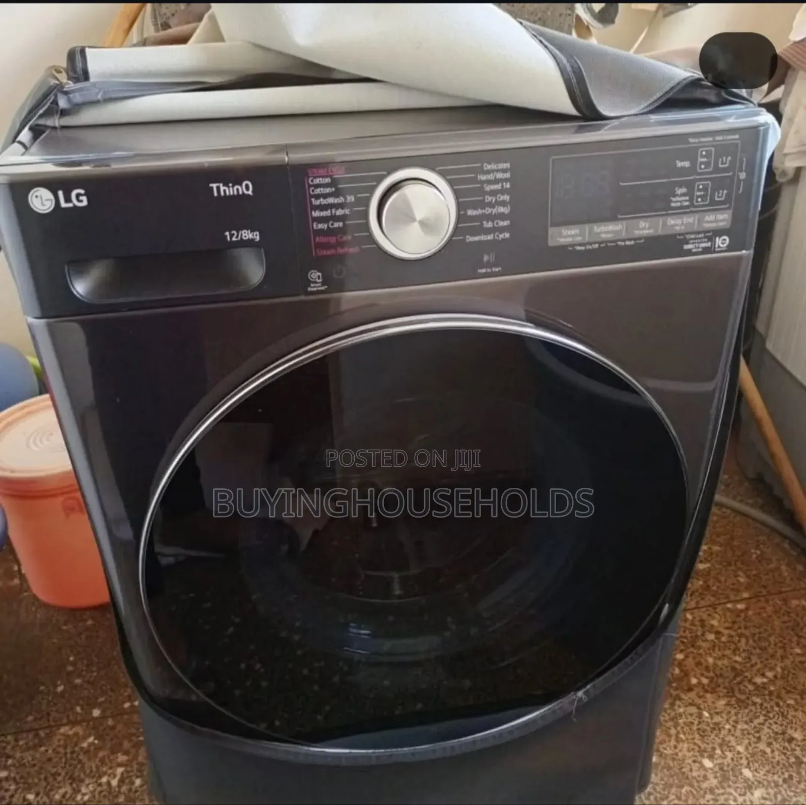 Lg 12kg/8kg Wash Dry Thinq Washing Machine