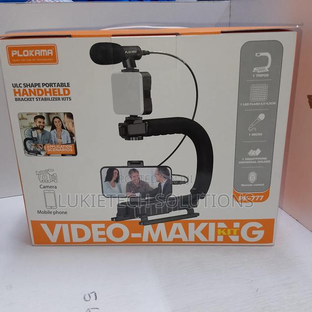 Video Making Kit Portable Handheld With Bracket Stabilizer Kit - thumbnail 3