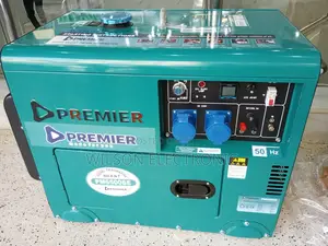 Premier Silent Diesel Generator. 6.5kva/Single Phase