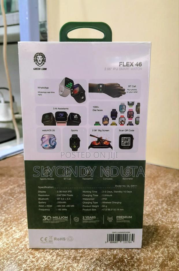Green Lion Flex 46 2.06" Ips Smart Watch - thumbnail 3