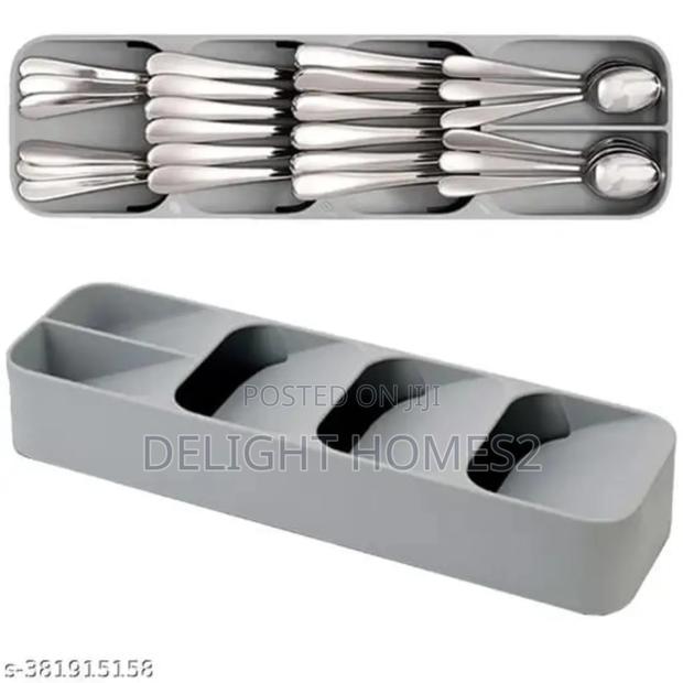5 Slot Compact Cutlery Organizer-Pa - main view