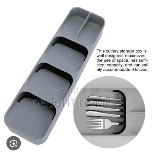 5 Slot Compact Cutlery Organizer-Pa - thumbnail 2