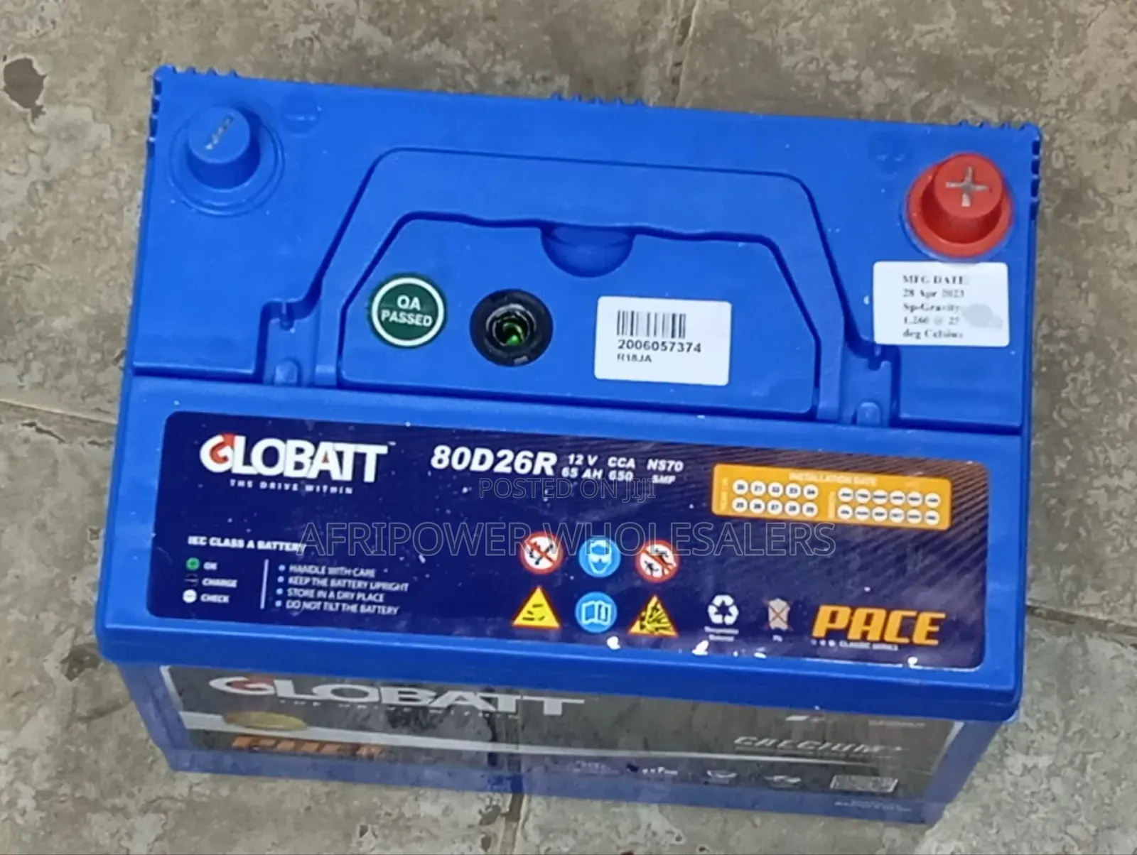 Globatt S95 D26l Istop /Start-Stop Battery Mf
