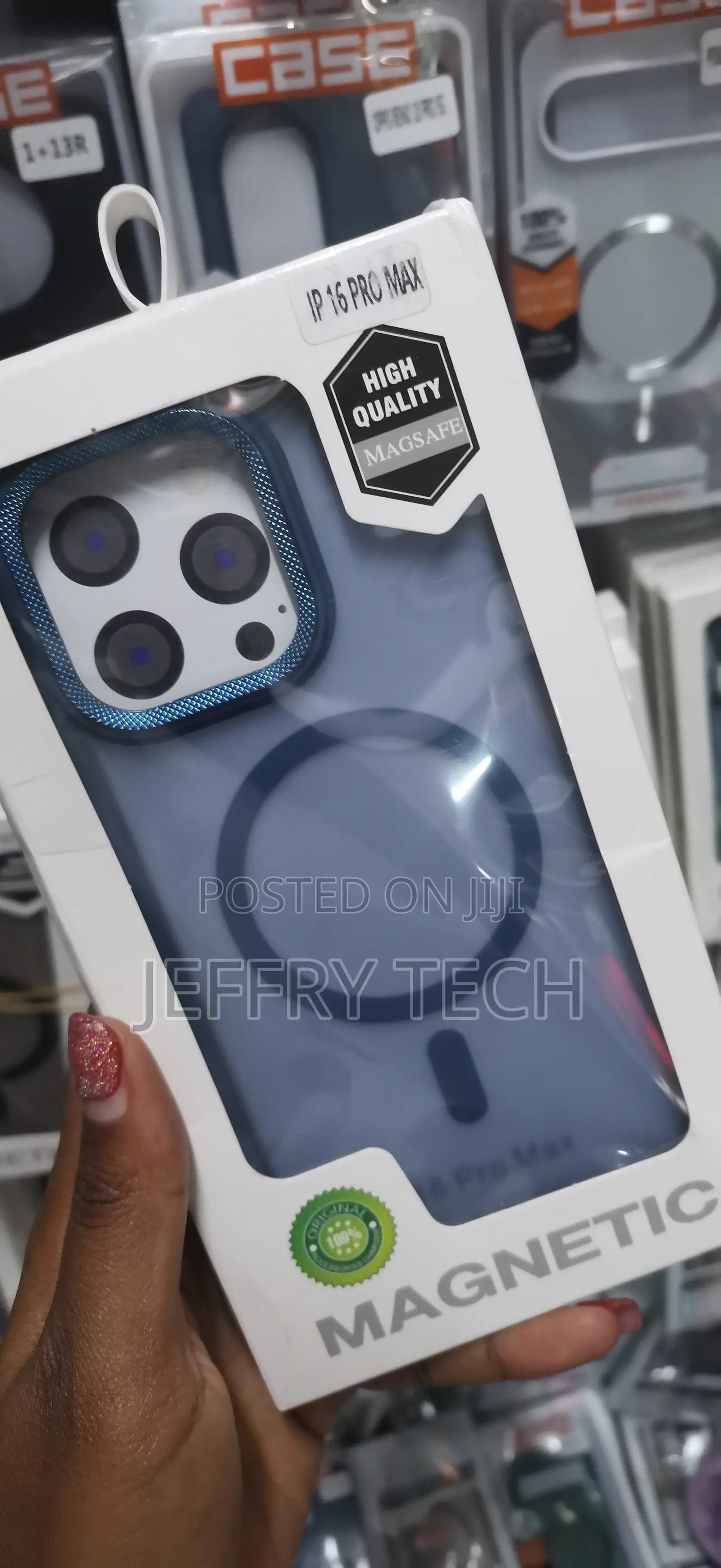 Zakuer iPhone 16 Pro Max Transluscent Case Compatible With Magsafe