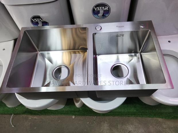 Double Bowl Stainless Kitchen Sink - thumbnail 3