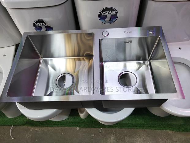 Double Bowl Stainless Kitchen Sink - thumbnail 4