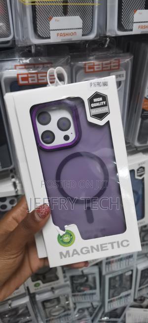 Mawer Magnetic Translucent Matte iPhone 16 Pro Max Case -Purple - thumbnail 2