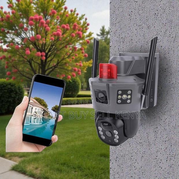 Auto Human Tracking Electric 4g PTZ Dual Lens Indoor Outdoor Camera