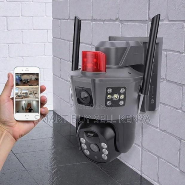 Full-Color 24/7 Night Vision Electric 4g PTZ Dual Lens Camera