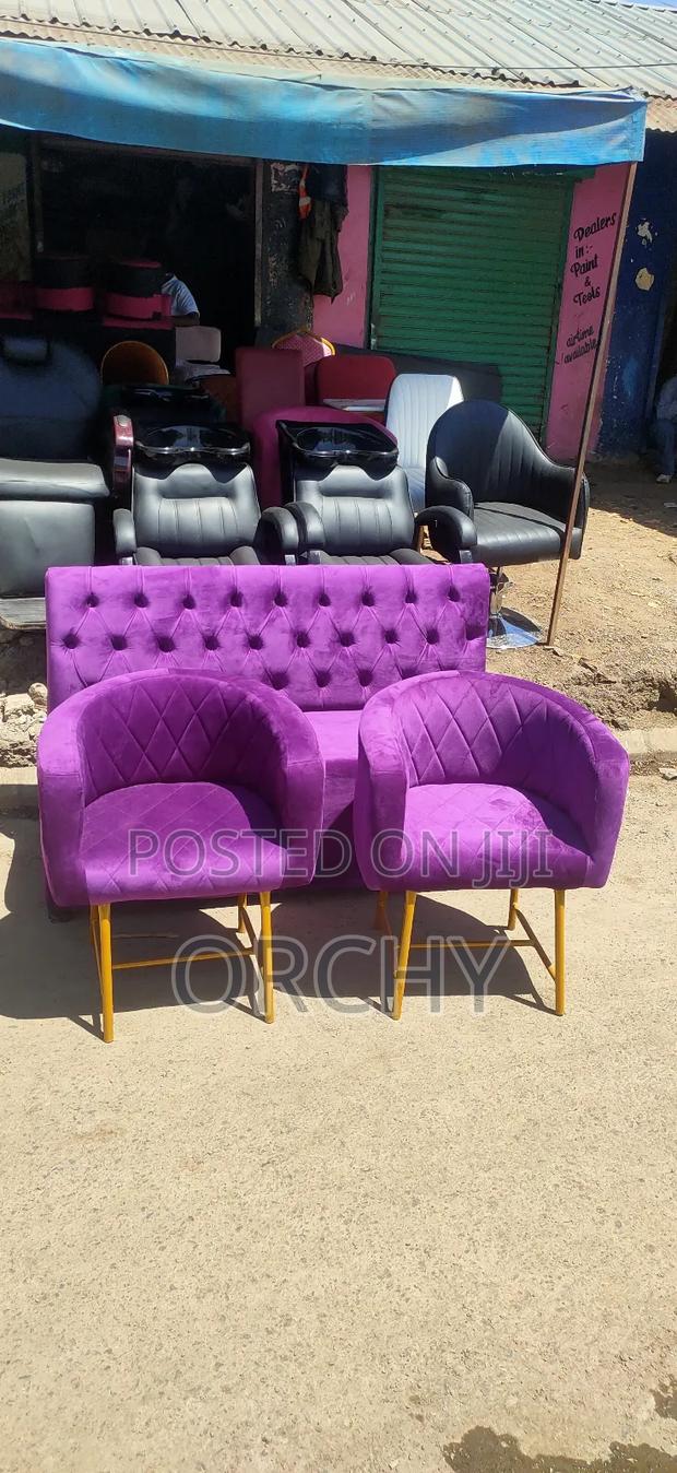 Assorted Manicure Seats And Waiting Couch - thumbnail 2