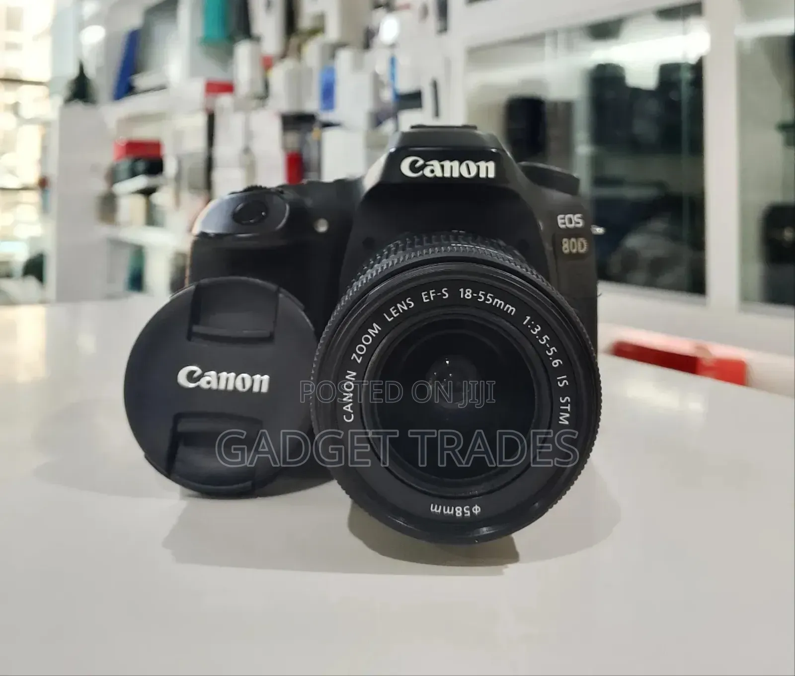 Canon Eos 80d DSLR Camera With 18-55mm Lens(Very Clean as New)