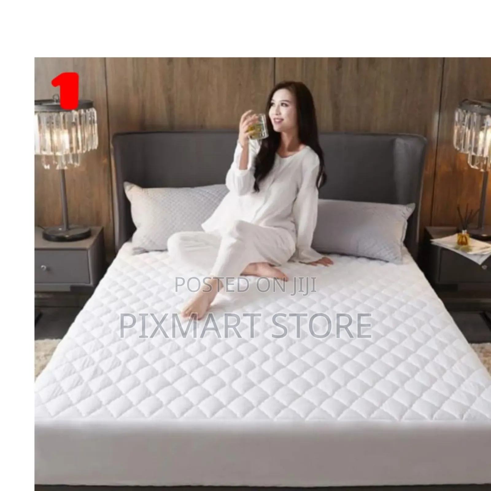 Premium 5×6 Waterproof Mattress Protector – Breathable, Hypoallergenic