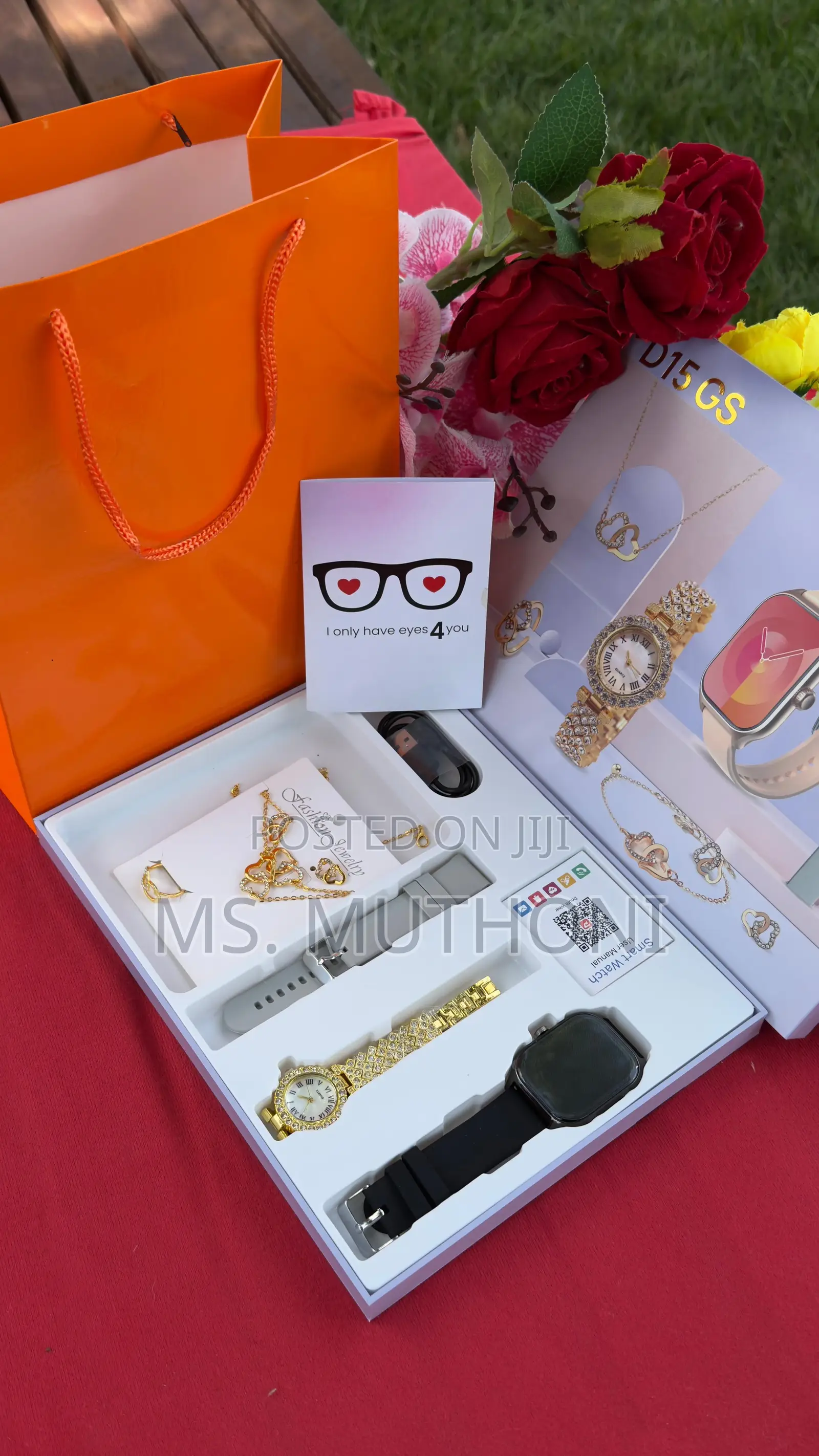 Valentines/ Birthday Ladies Smart Watch Gift Set