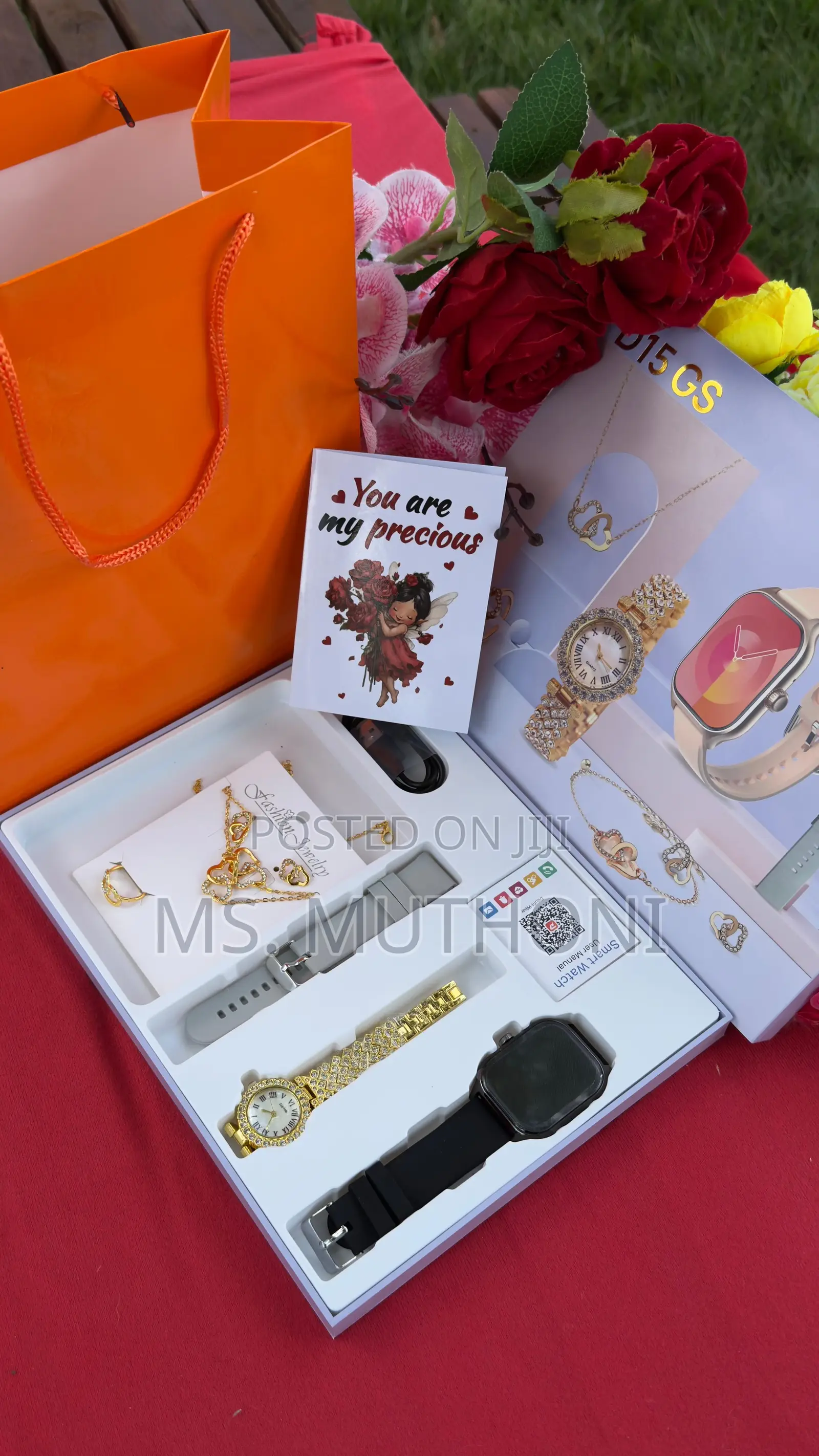 Valentines/ Birthday Ladies Smart Watch Gift Set