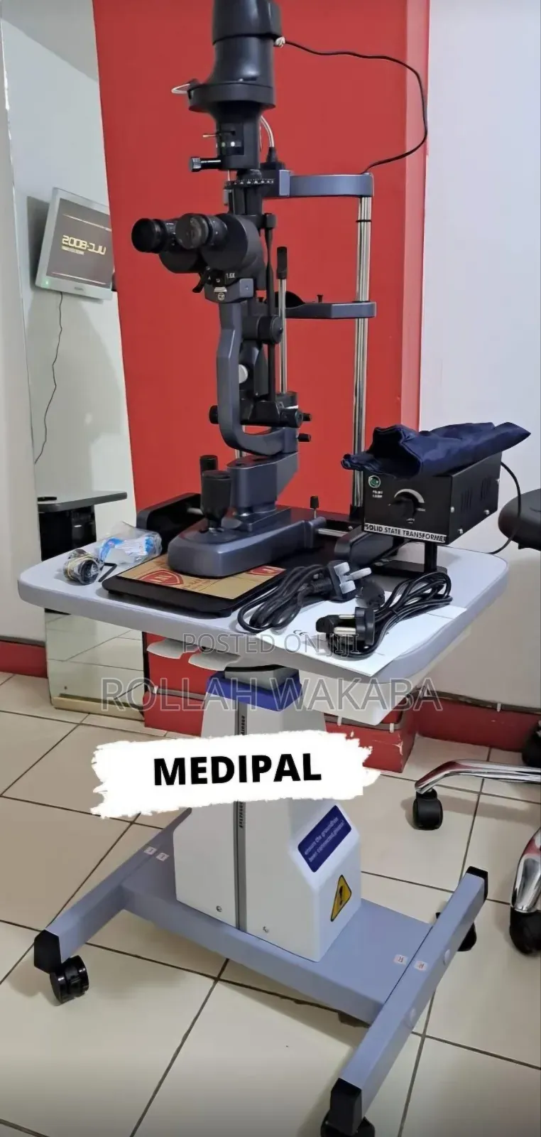 2 Steps Slit Lamp With Stand