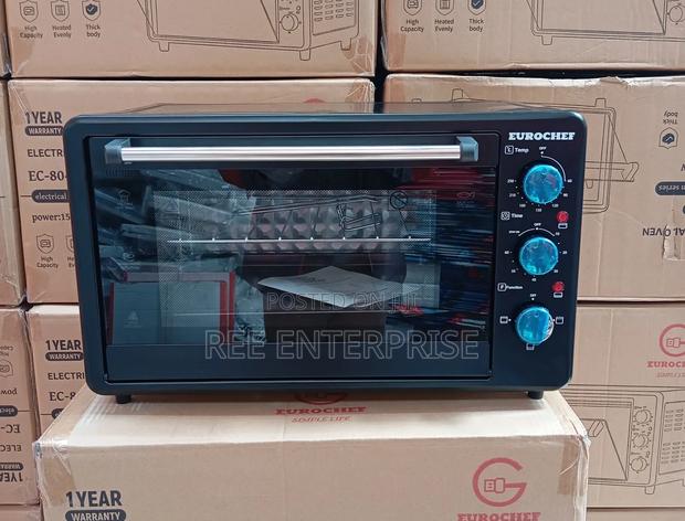 *
Eurochef *3 Knob Settings* 32 Litres Electric Rotisserie Oven