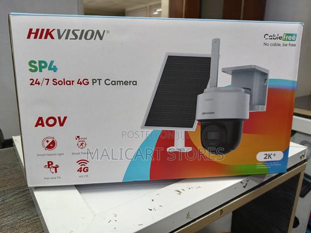 Hikvision Solar 4mp 24/7 4g Pt Camera - main view