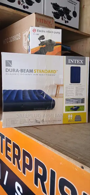 Portable 4 × 6 Inflatable Sleeping Mattress
