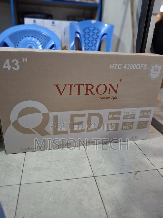 Vitron Qled 43"Inches,Frameless FHD Smart Android Tv  - main view