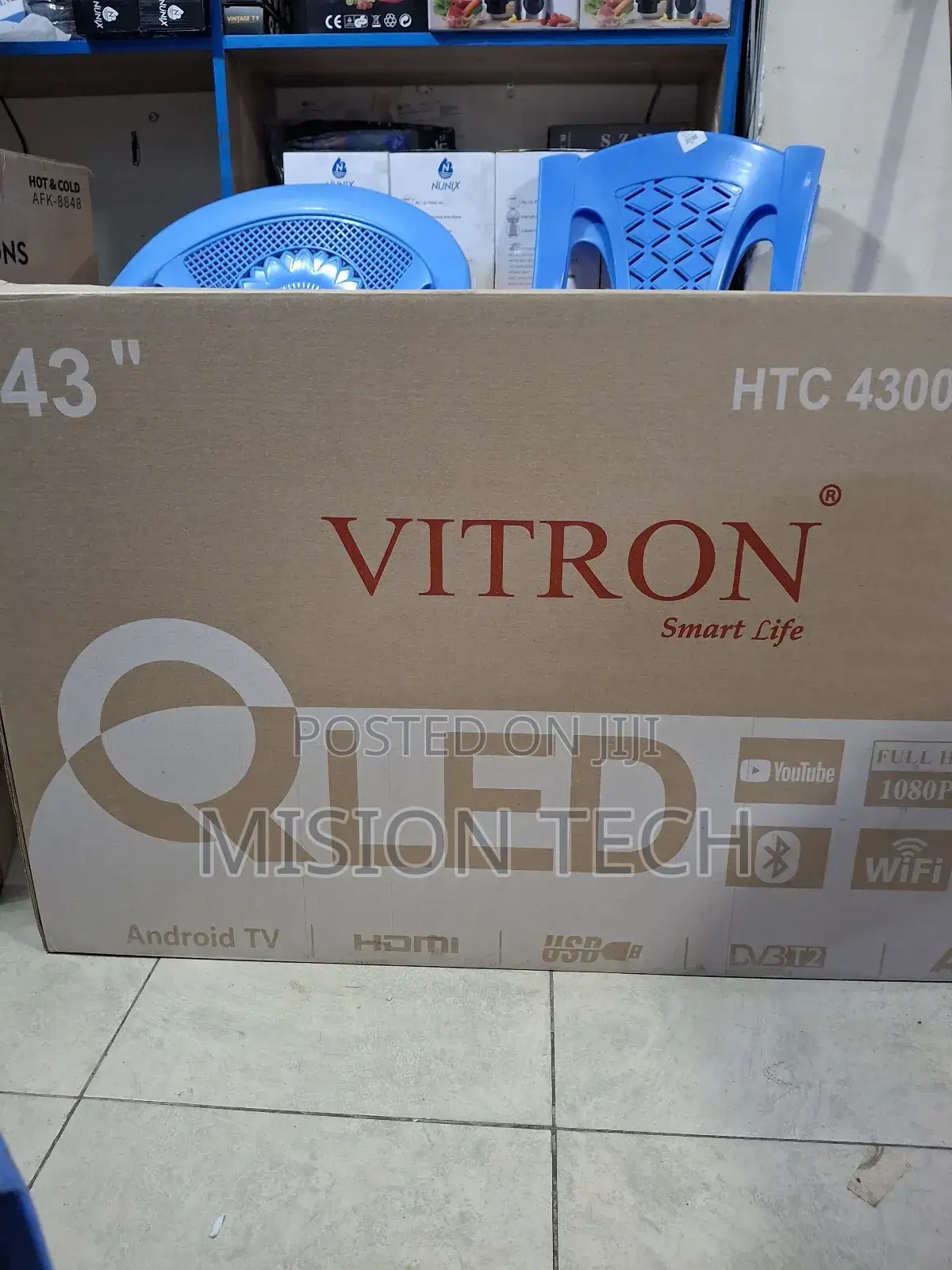 Vitron 43 Inch Qled Smart Tv 4300qfs Full Hd
