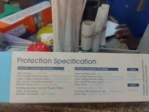 Adjustable Voltage And Ampere Protector Extension Socket.