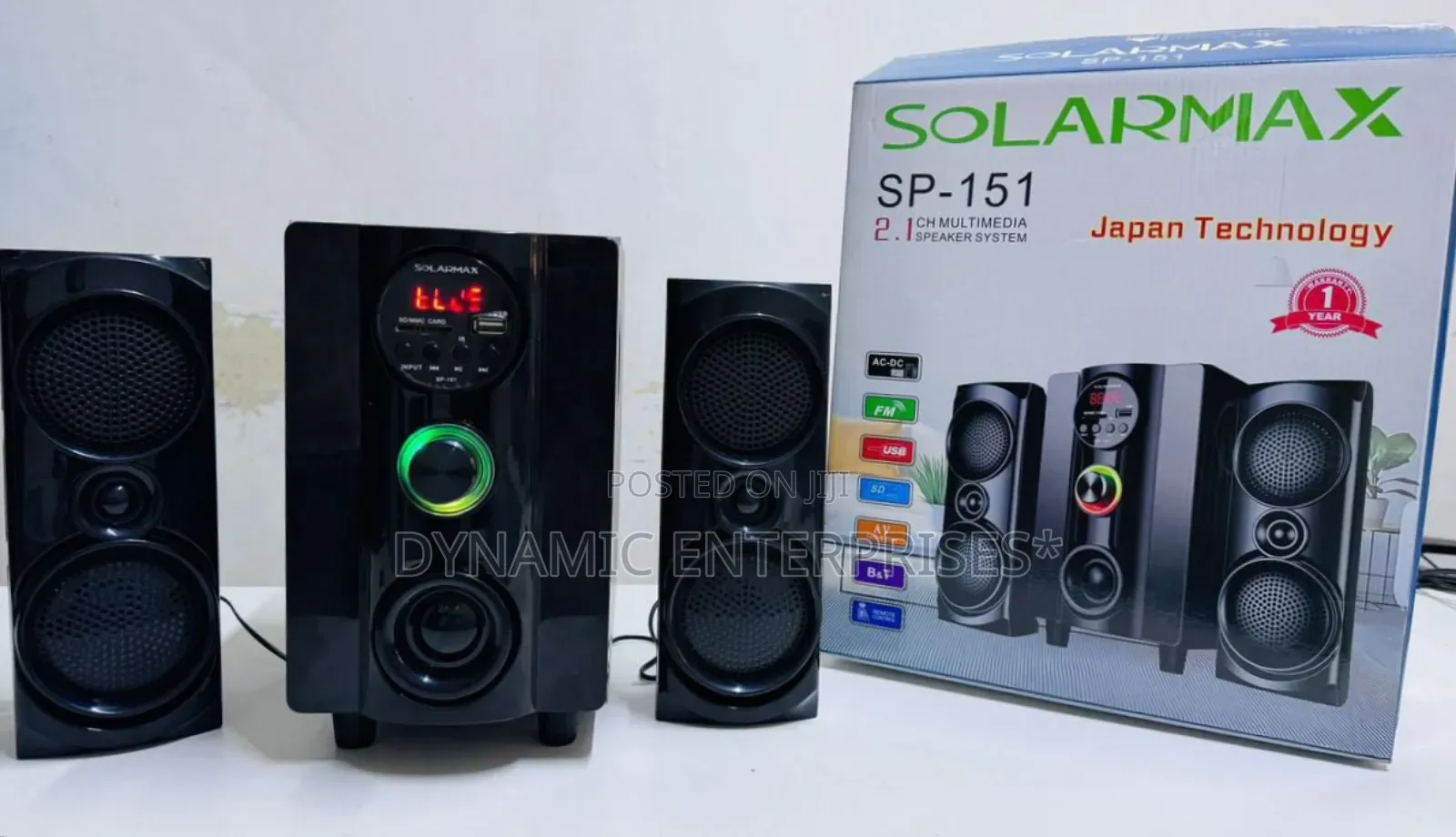 Solarmax 2.1ch Multimedia Speaker System