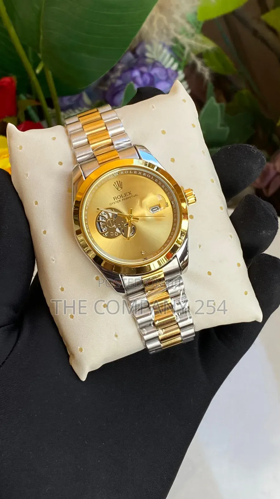 Rolex Gents Watch Date Display Battery Powered Watch