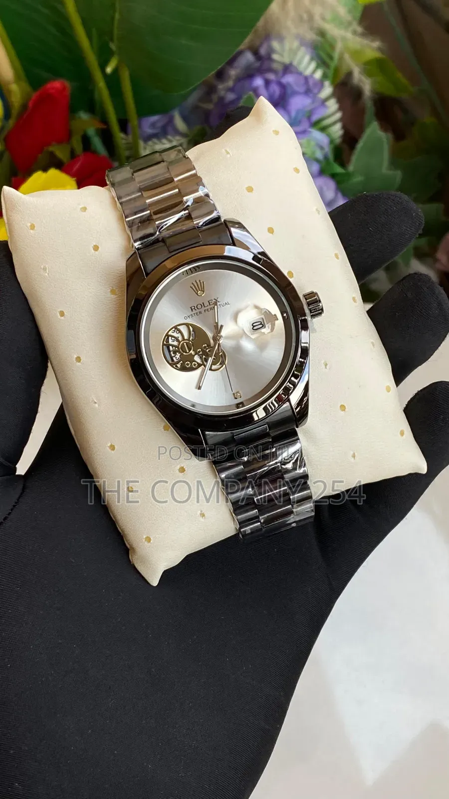 Rolex Gents Watch Date Display Battery Powered Watch
