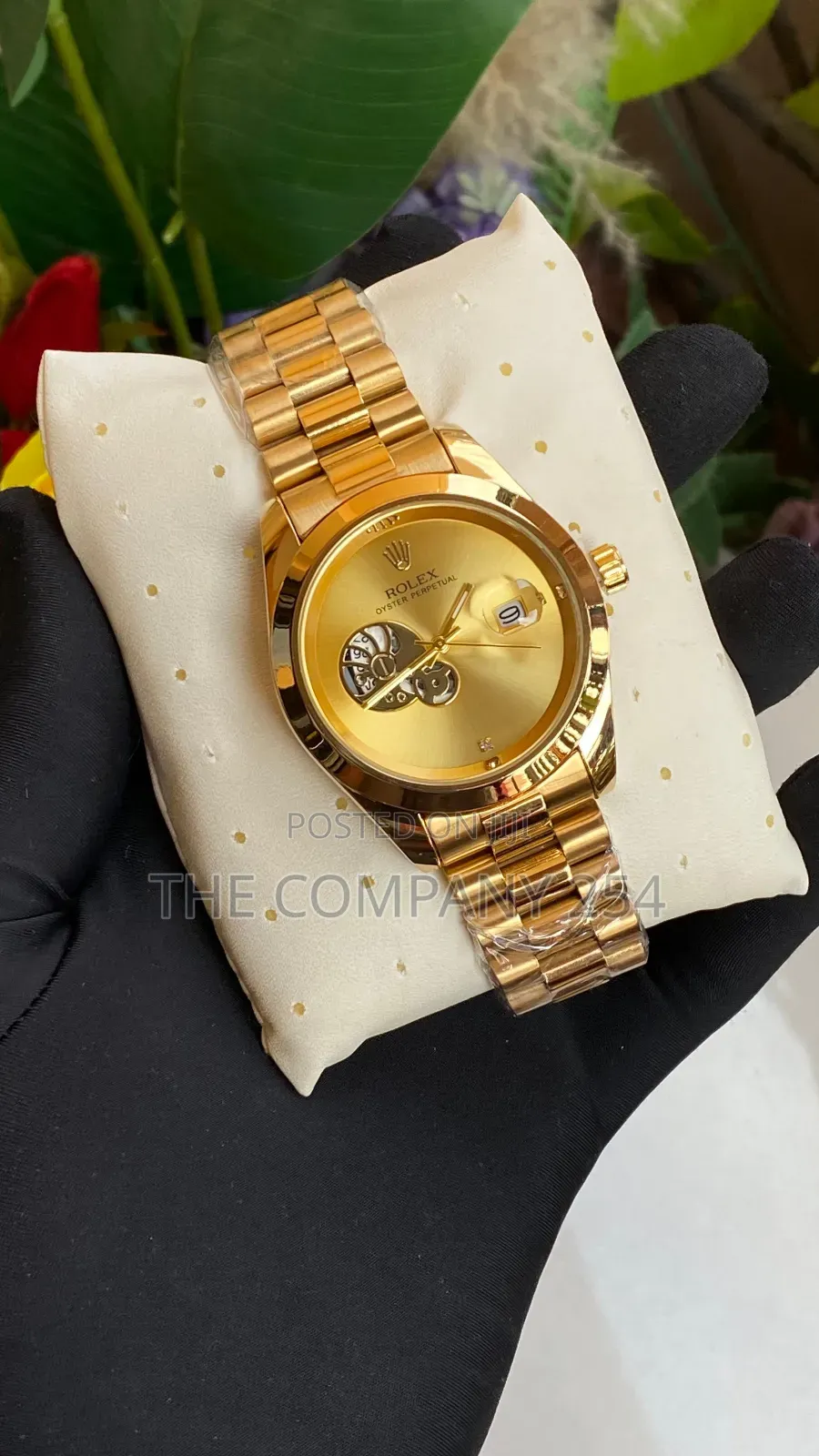 Rolex Gents Watch Date Display Battery Powered Watch